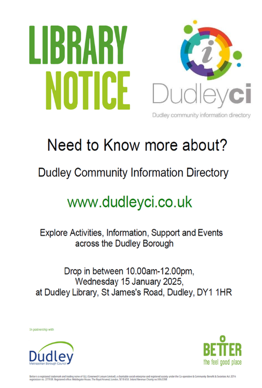 Dudley Library - Need to Know More About? Dudley Community Information Directory